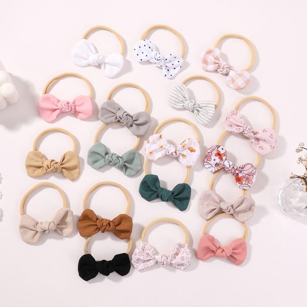 Baby Gear - Random Color 10Pcs Printing Bow Headband