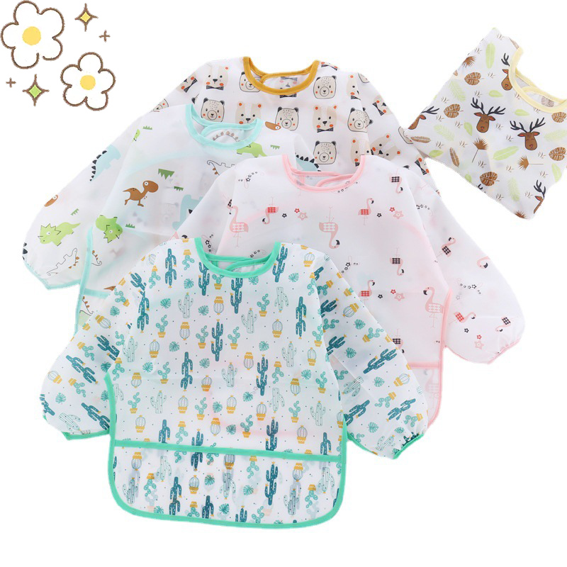 Waterproof Baby Bibs Silicone - Silicone Cho Bé Hoạt Hình Yếm