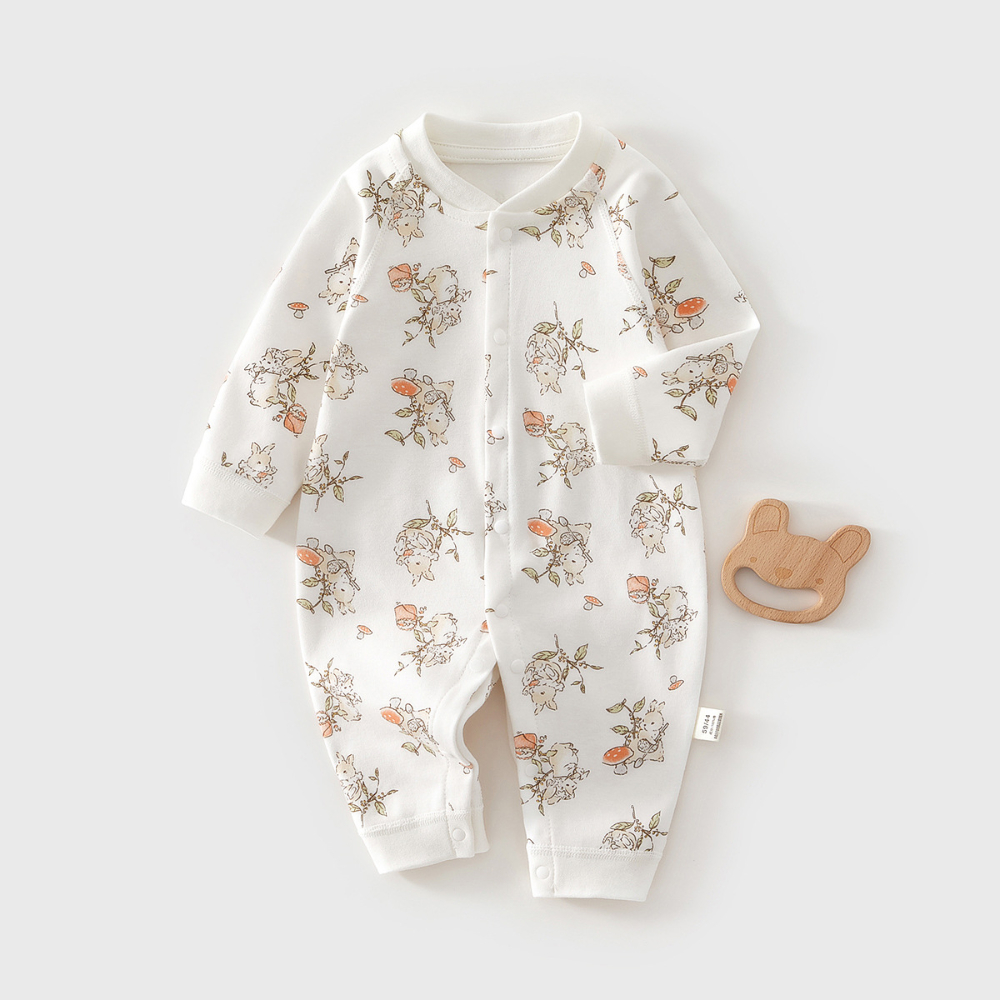 Newborn Baby Girl Romper Floral - AYNIGIELL Spring Autumn 0-12Months Baby Rompers