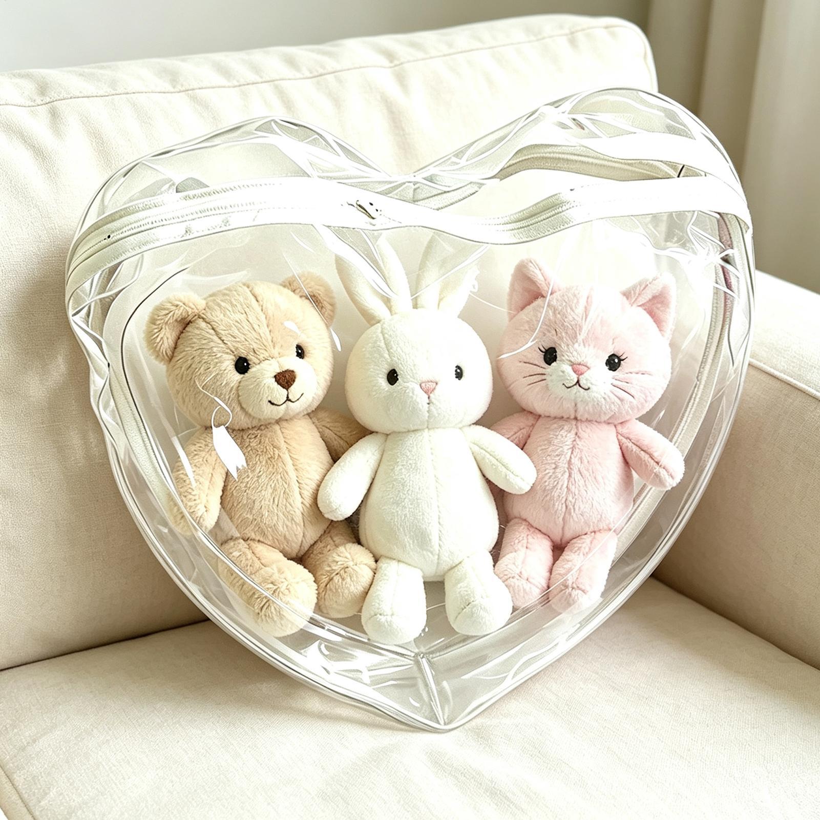 Nursery - Stuffed Animal Storage Clear Dustproof Stuffed