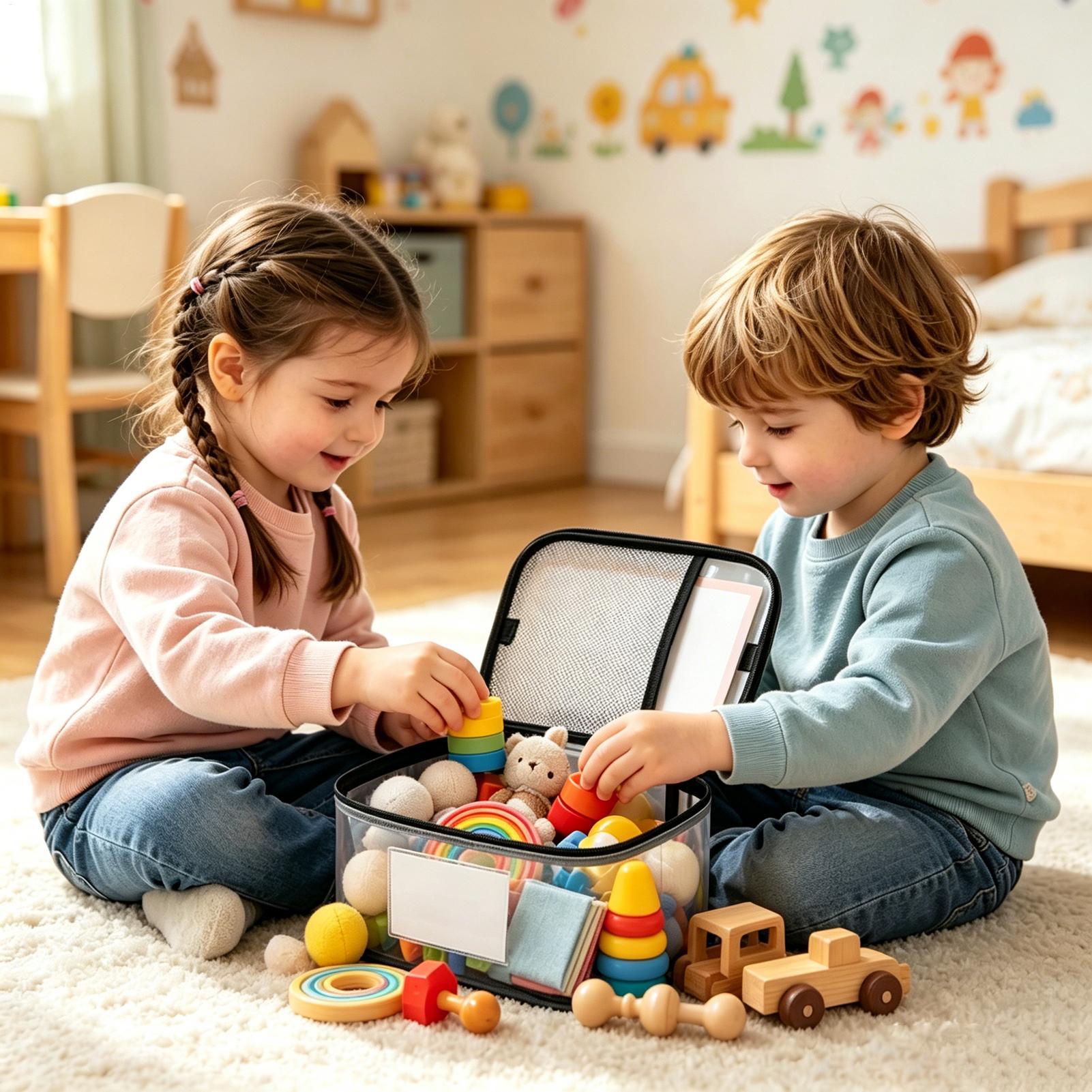 Clear Toy Storage Bags 6 Piece - đánh giá và giá Nursery