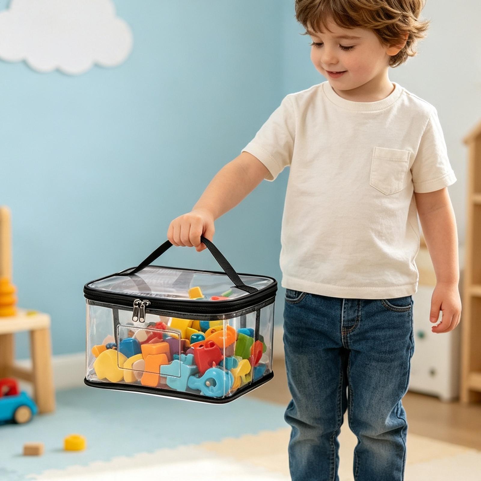 Clear Toy Storage Bags 6 Piece - đánh giá và giá Nursery