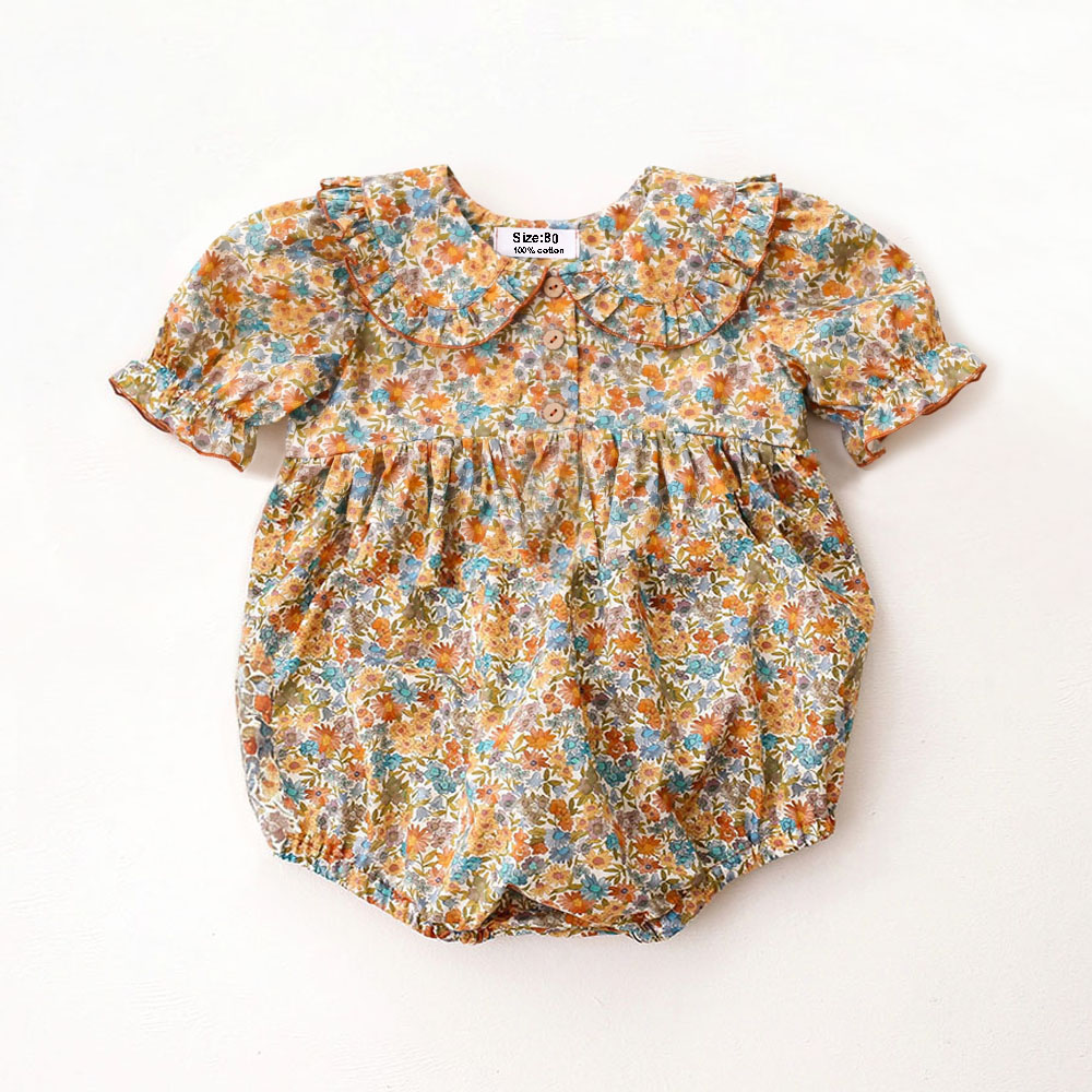 Summer Newborn Infant One-Piec - đánh giá và giá Newborn Baby Girl Romper Floral