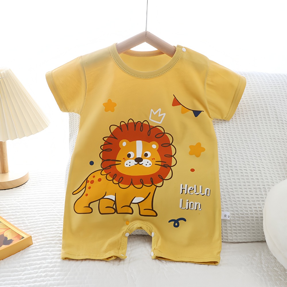 Summer  Printed Newborn Baby C - đánh giá và giá Baby Summer Linen Sleeveless Jumpsuit