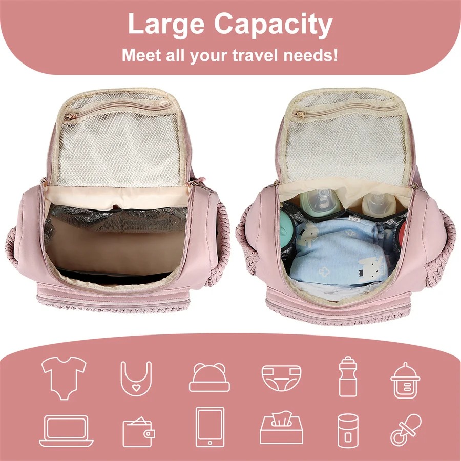 Large Capacity Maternity Diape - đánh giá và giá Diapering
