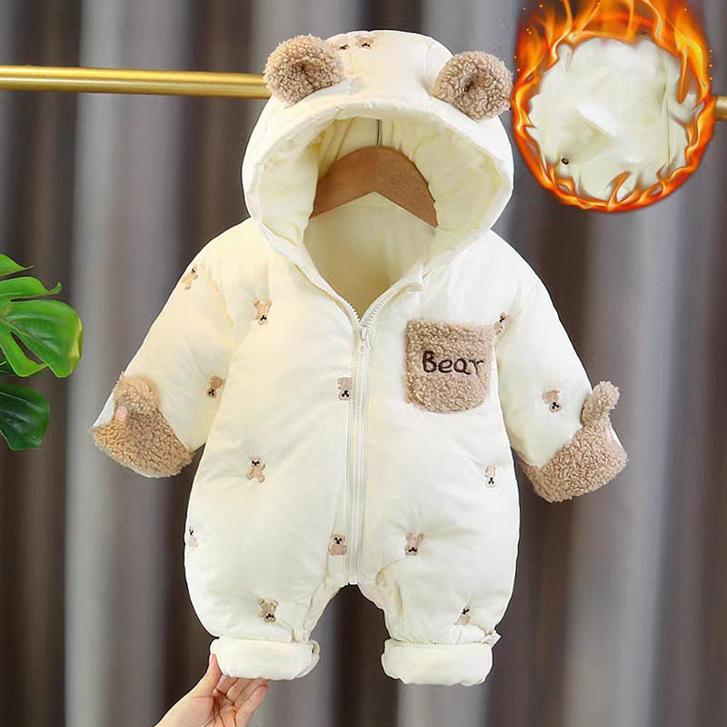 Winter Newborn Baby Romper Thi - đánh giá và giá Cotton Baby Onesies Zipper