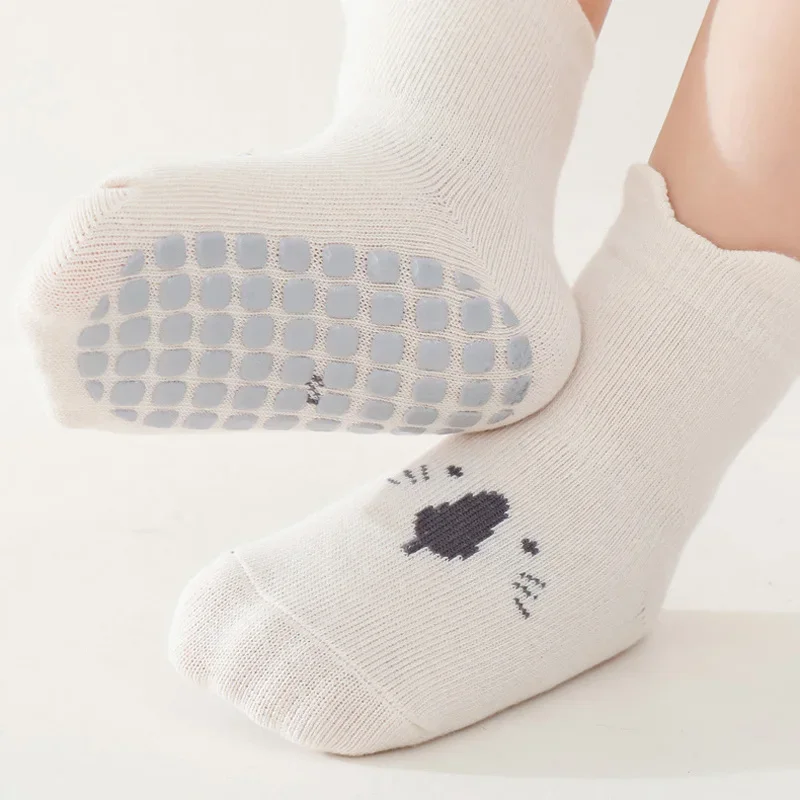 3/5 Pairs Baby Adorable Animal - đánh giá và giá Unisex Baby Socks Non Slip