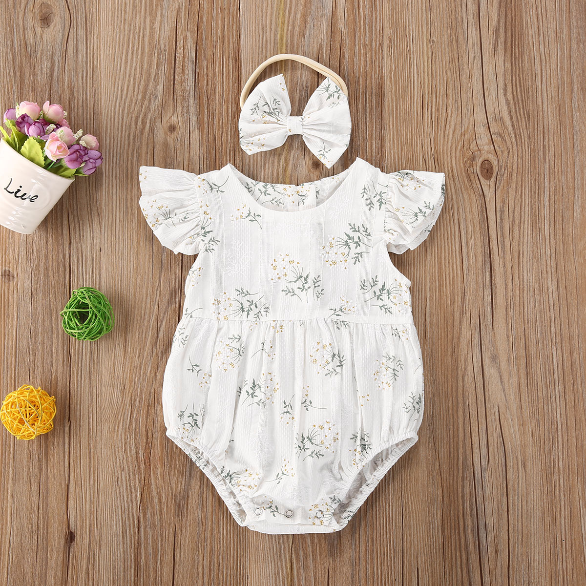 Newborn Infant Baby Girls Romp - đánh giá và giá Newborn Baby Girl Romper Floral