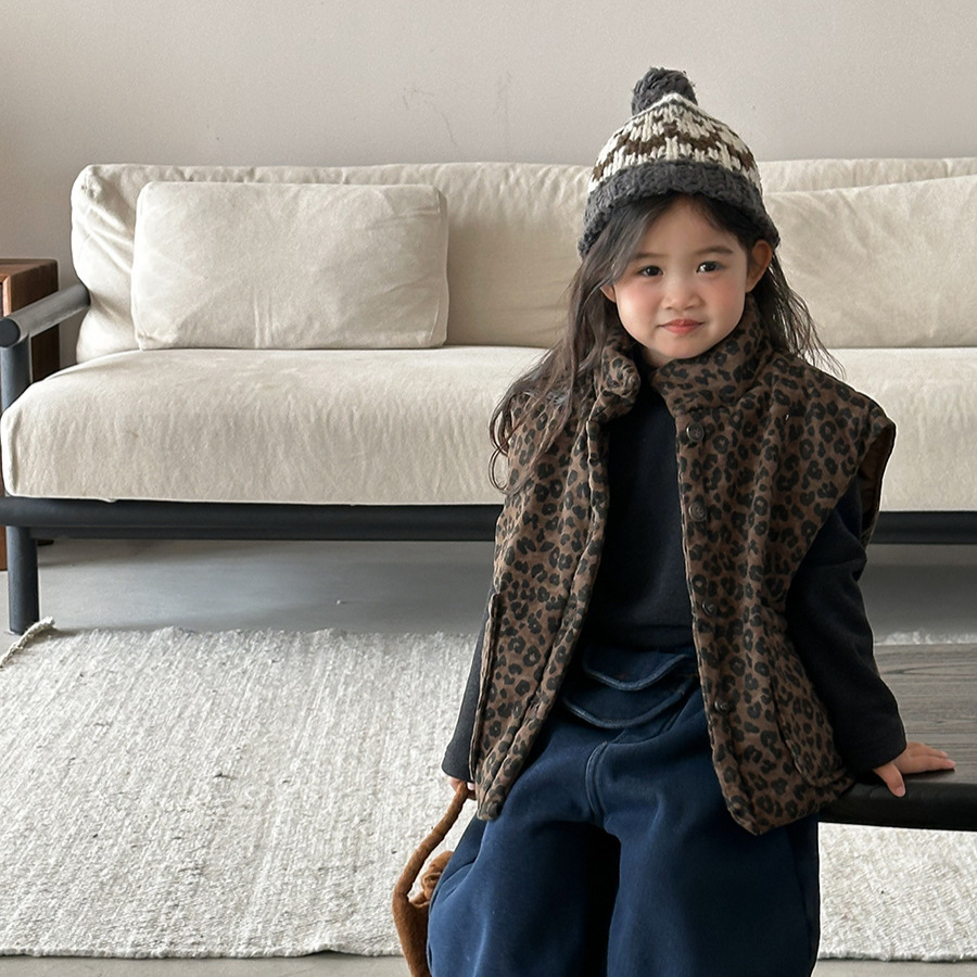 Kids Leopard Print Padded Vest - đánh giá và giá Toddler Boy Winter Fleece Jacket