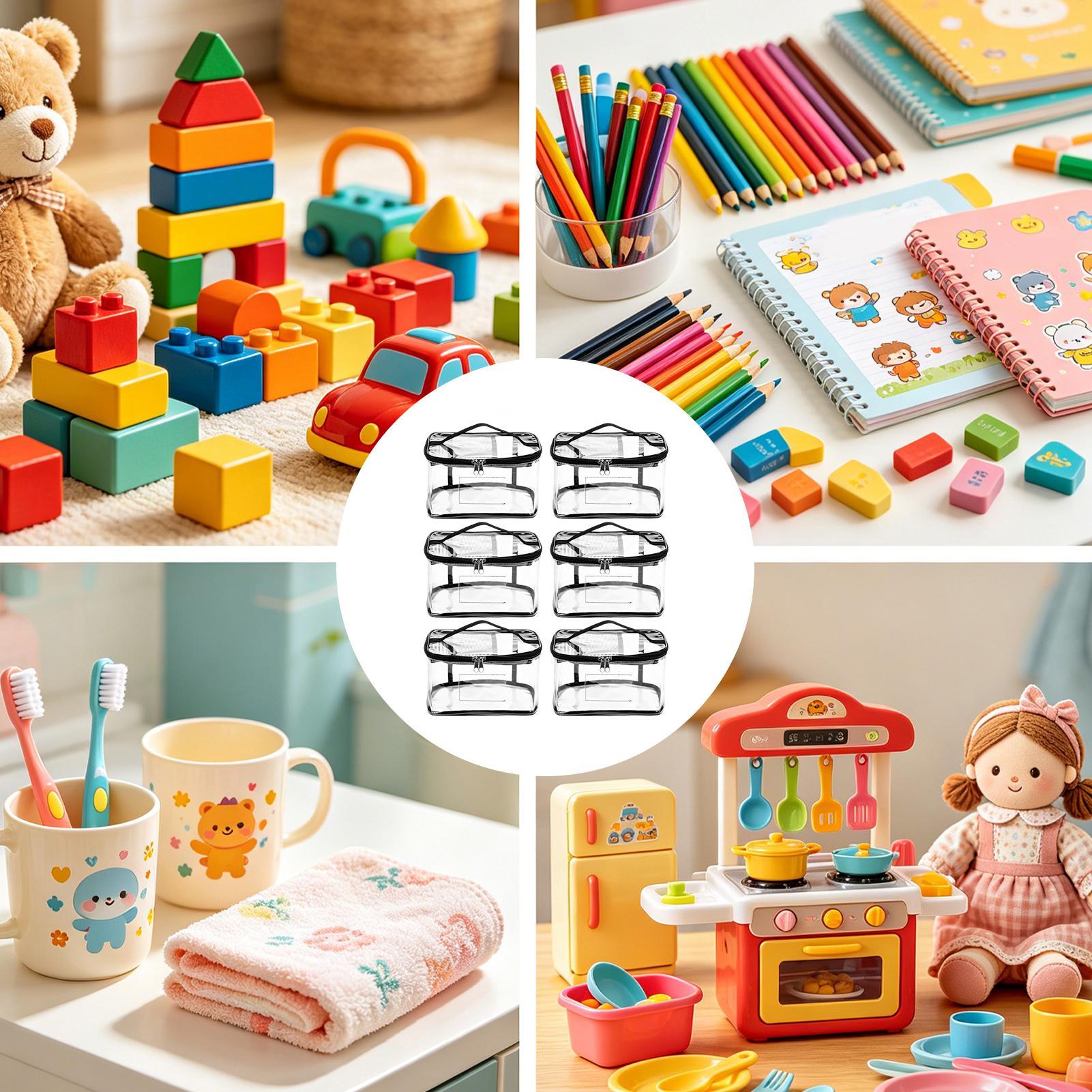 Toy Bags For Storage 6 Pieces  - đánh giá và giá Nursery