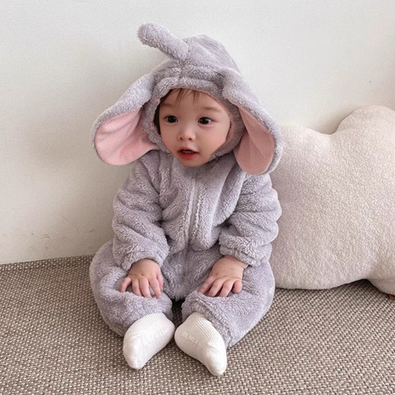 Adorable Elephant Onesie 2026  - đánh giá và giá Cotton Baby Onesies Zipper