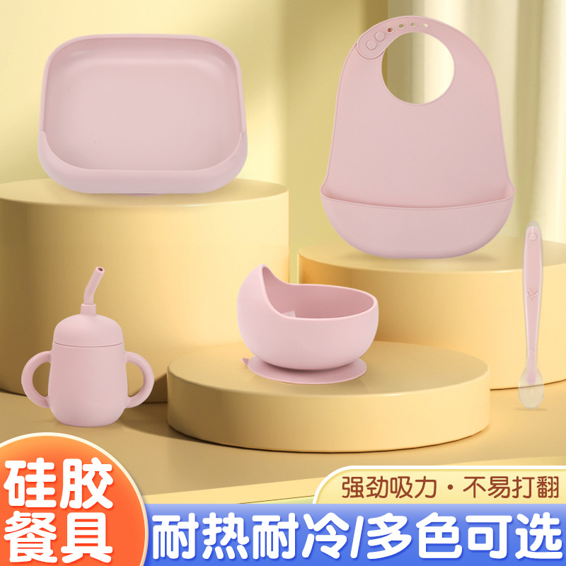 Baby Tableware Set Silicone wi - đánh giá và giá Waterproof Baby Bibs Silicone