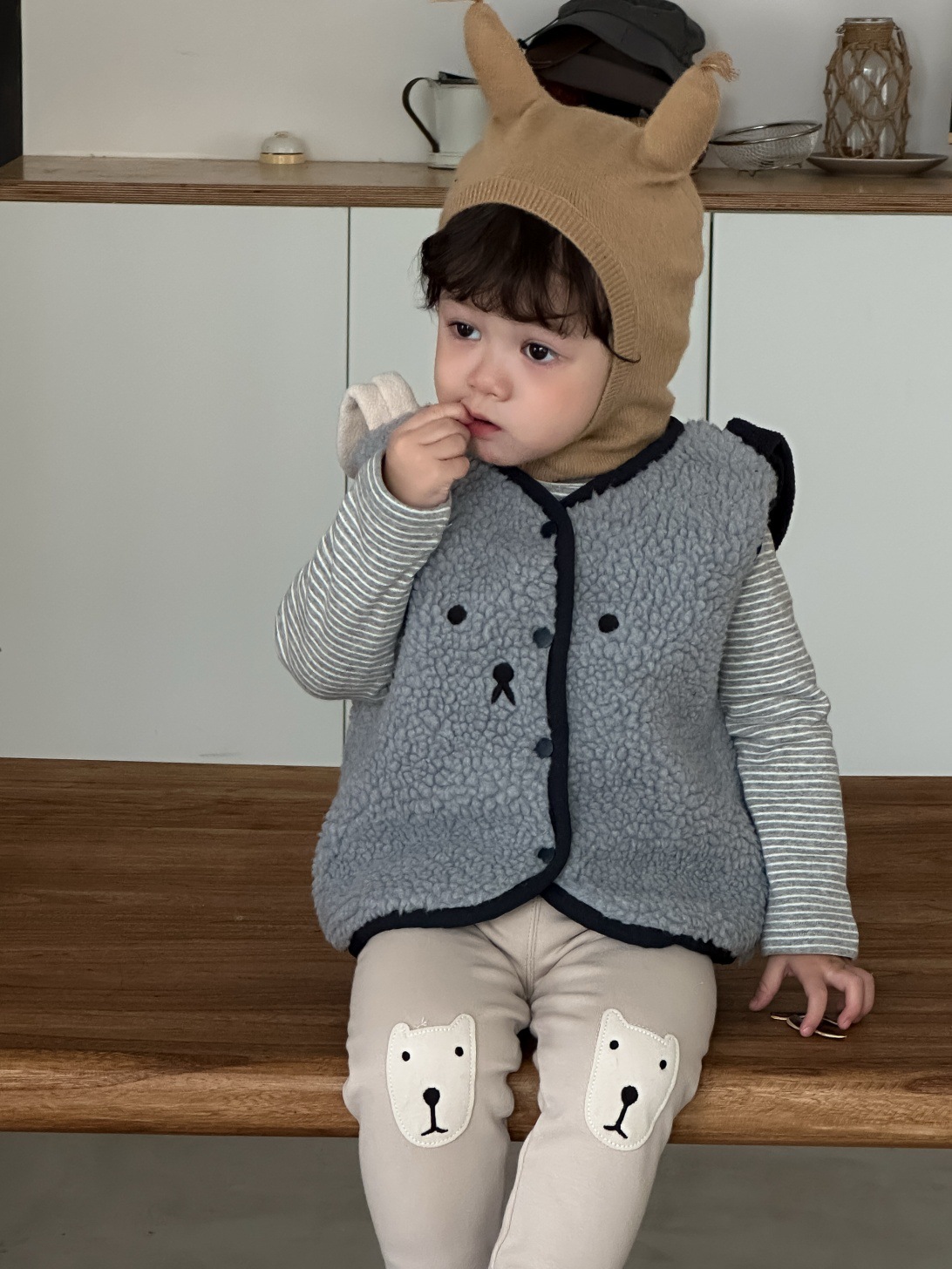 2025 Winter New Baby Sleeveles - đánh giá và giá Toddler Boy Winter Fleece Jacket