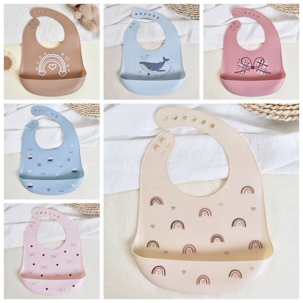 Soft Silicone Baby Bibs Waterp - đánh giá và giá Waterproof Baby Bibs Silicone
