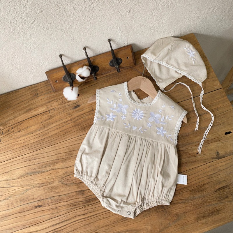 ZOETOPKID Summer Toddler Baby  - đánh giá và giá Baby Summer Linen Sleeveless Jumpsuit