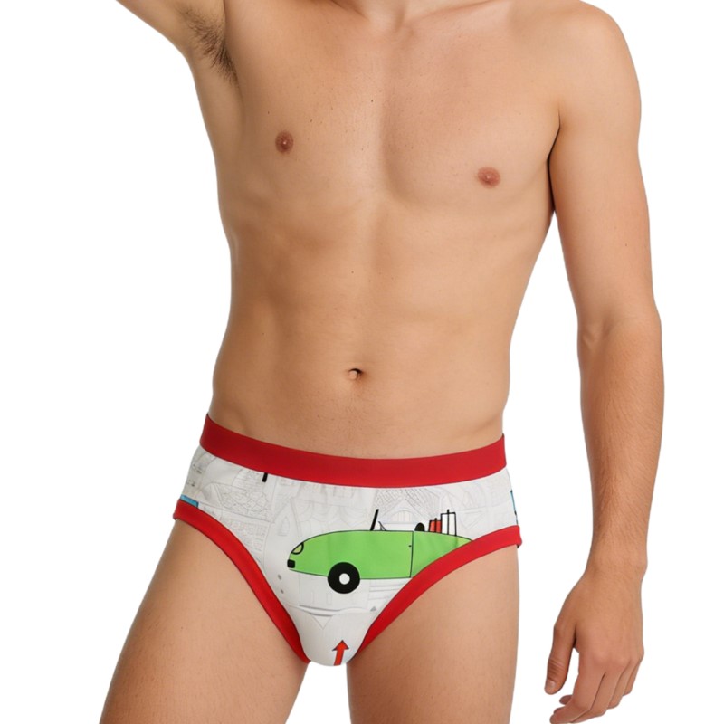 Man's Cute Cartoon Pattern Bri - đánh giá và giá Diapering
