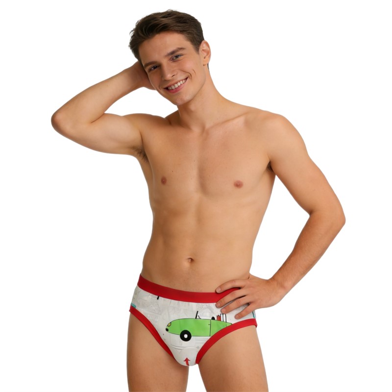 Man's Cute Cartoon Pattern Bri - đánh giá và giá Diapering