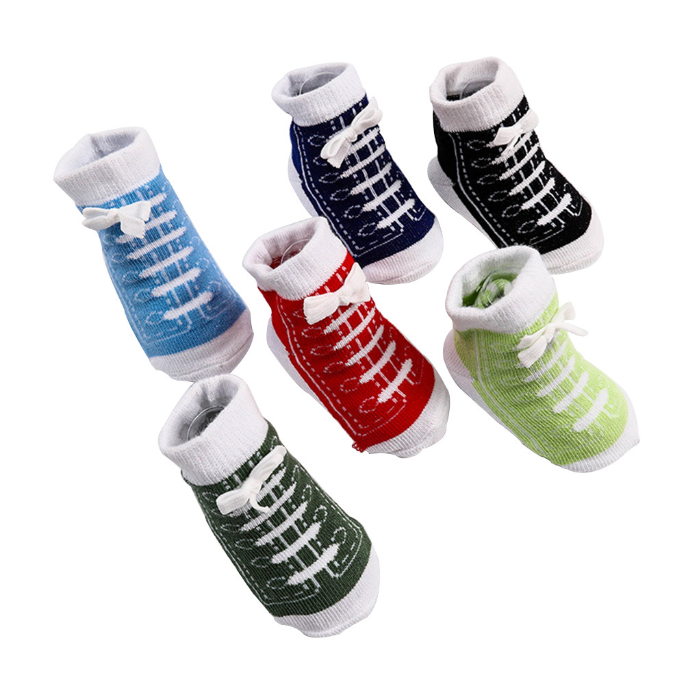 6Pairs Cotton Baby Socks Creat - đánh giá và giá Unisex Baby Socks Non Slip