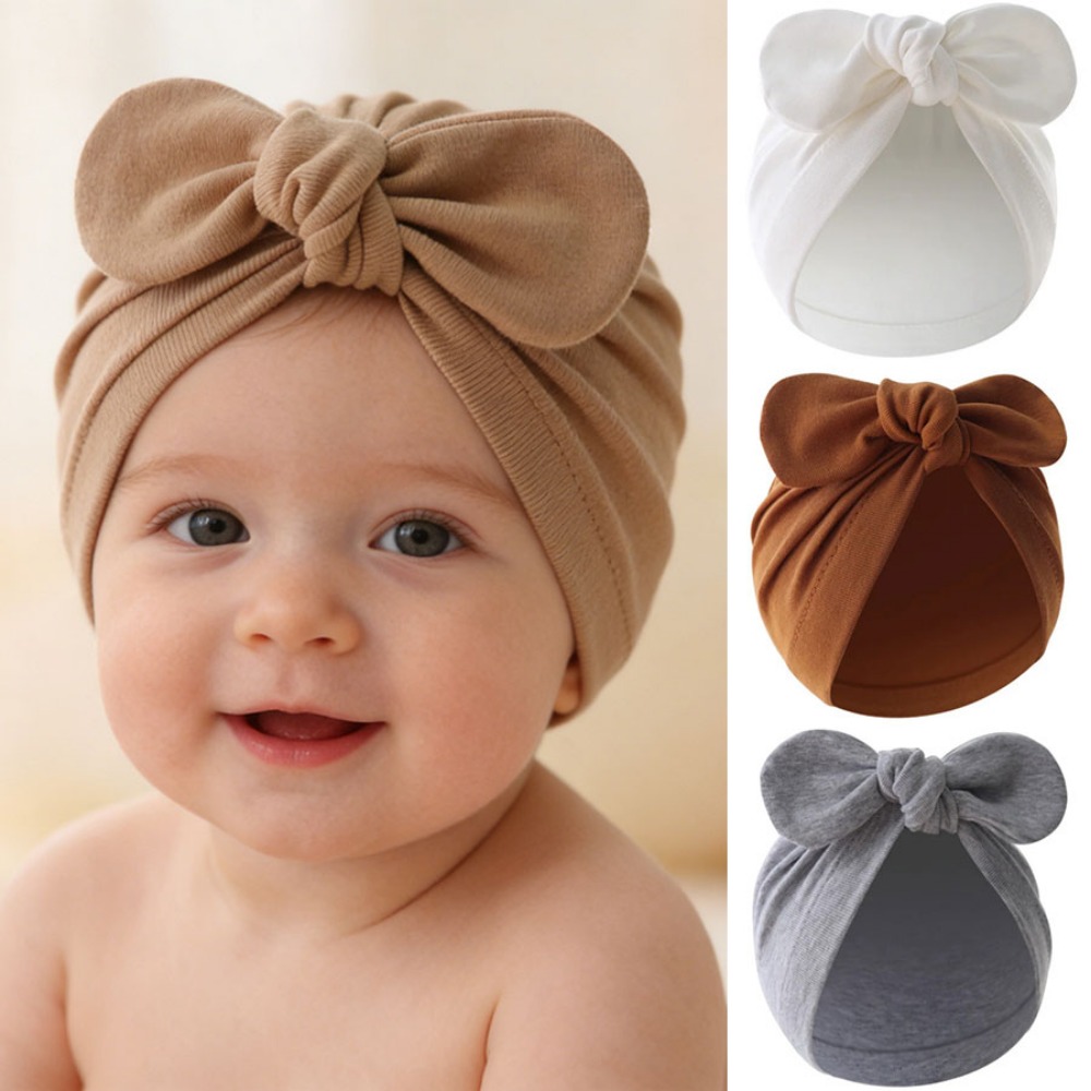 Cute Bunny Ears Baby Turban Ha - đánh giá và giá Infant Beanie Hat With Ears