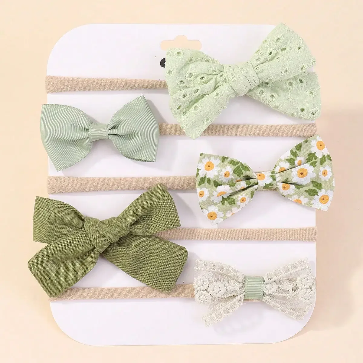 5Pcs/Set Baby Elastic Headband - đánh giá và giá Baby Gear