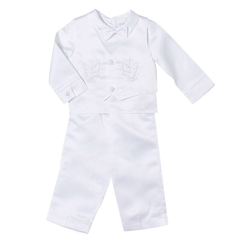 Bé Tập Đi Bé Trai Trắng Lễ Rửa - đánh giá và giá Baby Boy Suit Set Baptism