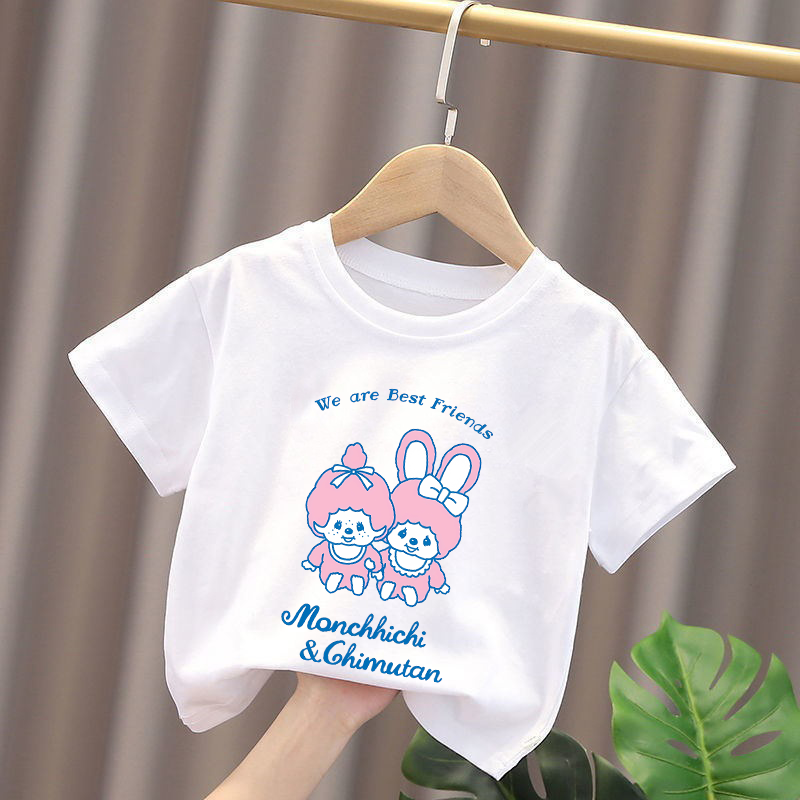 Monchhichi Kids T-shirts Anime - đánh giá và giá Baby Clothes