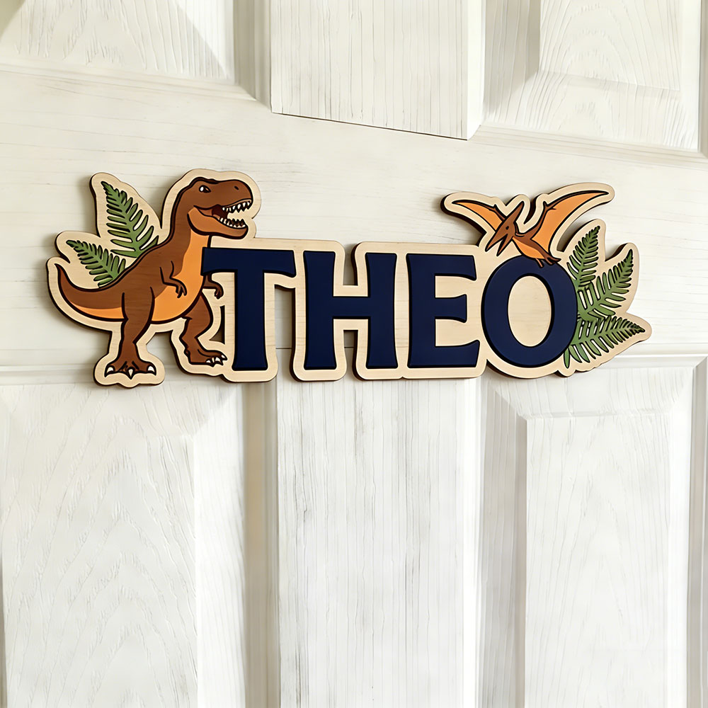 Personalized Dinosaur Name Sig - đánh giá và giá Nursery