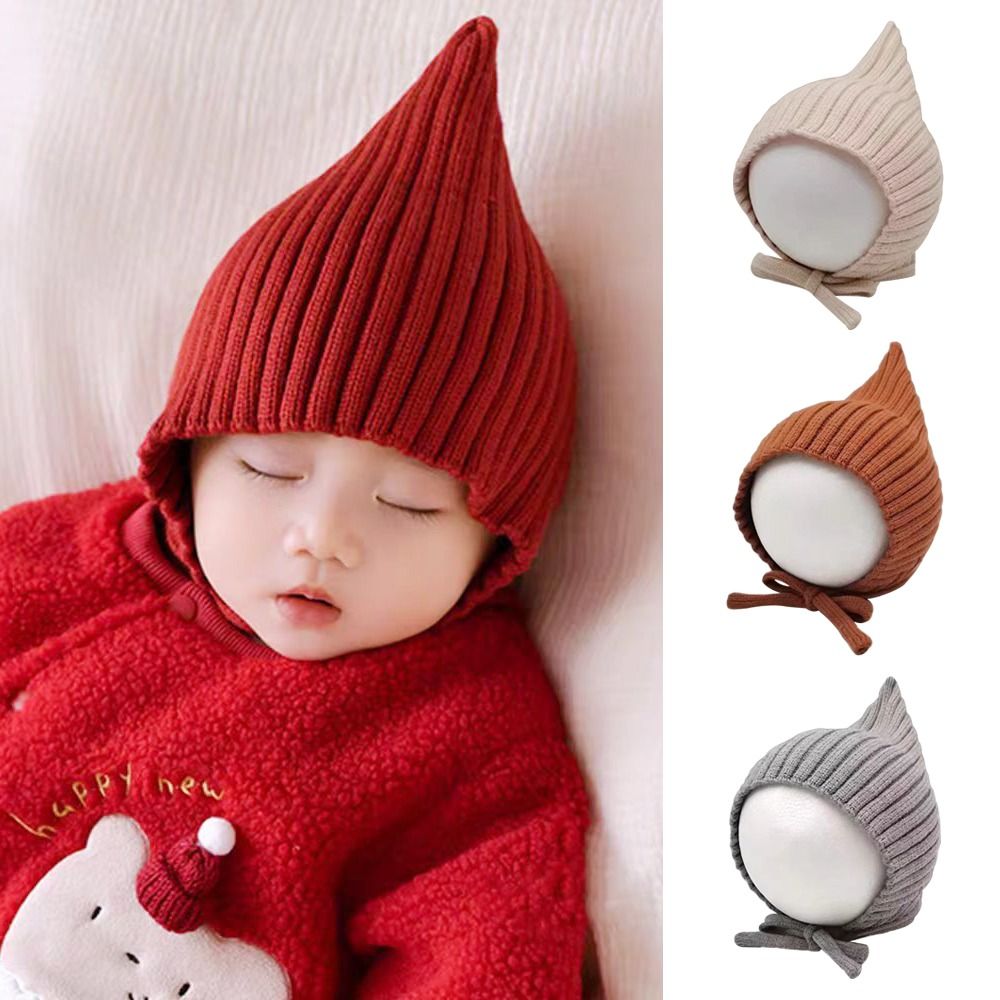 Cute Solid Color Baby Hat Wint - đánh giá và giá Infant Beanie Hat With Ears