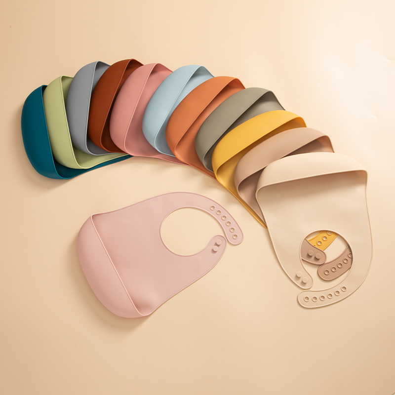 Food Grade Baby Soft Silicone  - đánh giá và giá Waterproof Baby Bibs Silicone