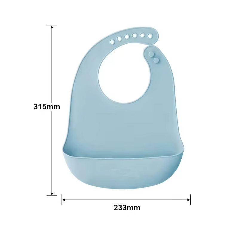 Food Grade Baby Soft Silicone  - đánh giá và giá Waterproof Baby Bibs Silicone