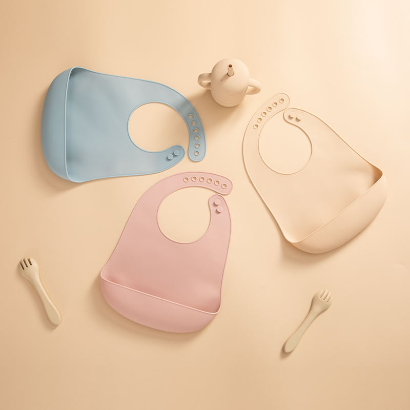 Food Grade Baby Soft Silicone  - đánh giá và giá Waterproof Baby Bibs Silicone