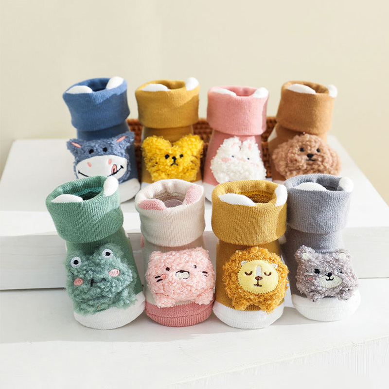 Sơ Sinh Bé Gái Bé Trai Hoạt Hì - đánh giá và giá Unisex Baby Socks Non Slip