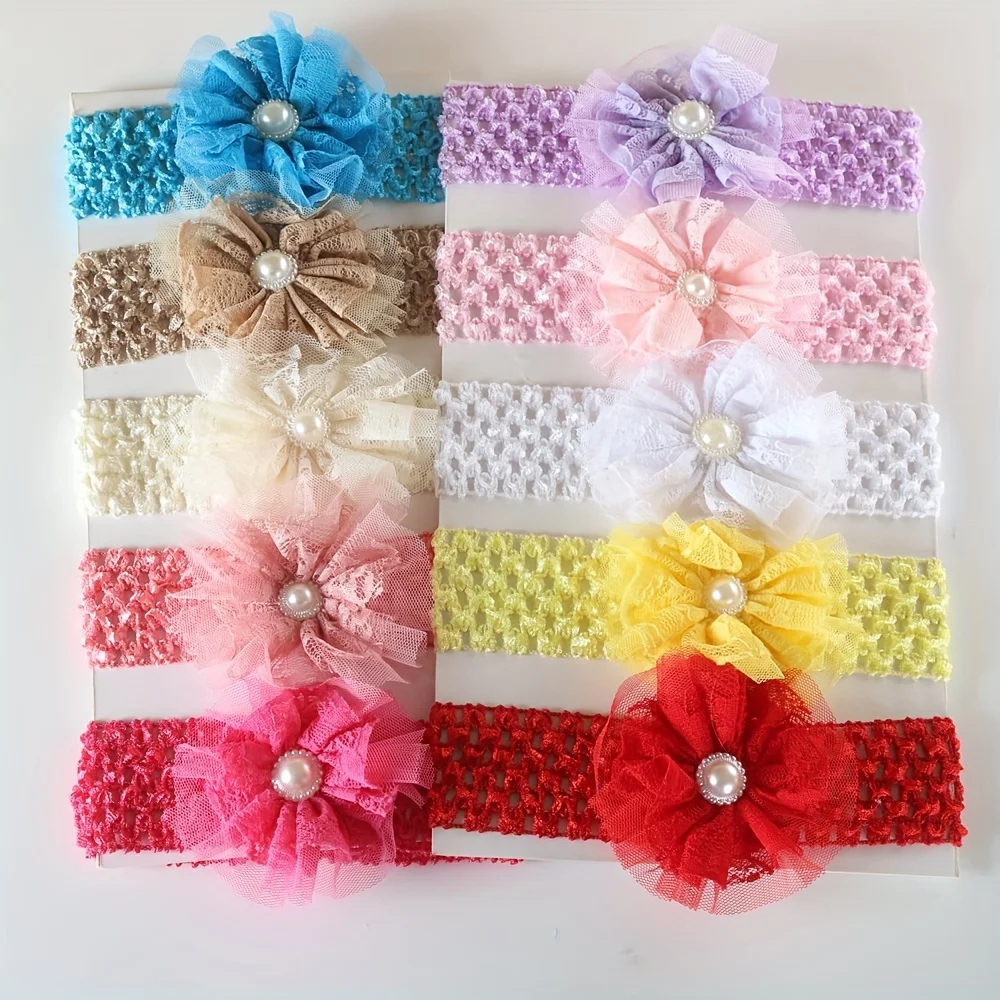 5pcs/10pcs Baby Headband Satin - đánh giá và giá Baby Gear