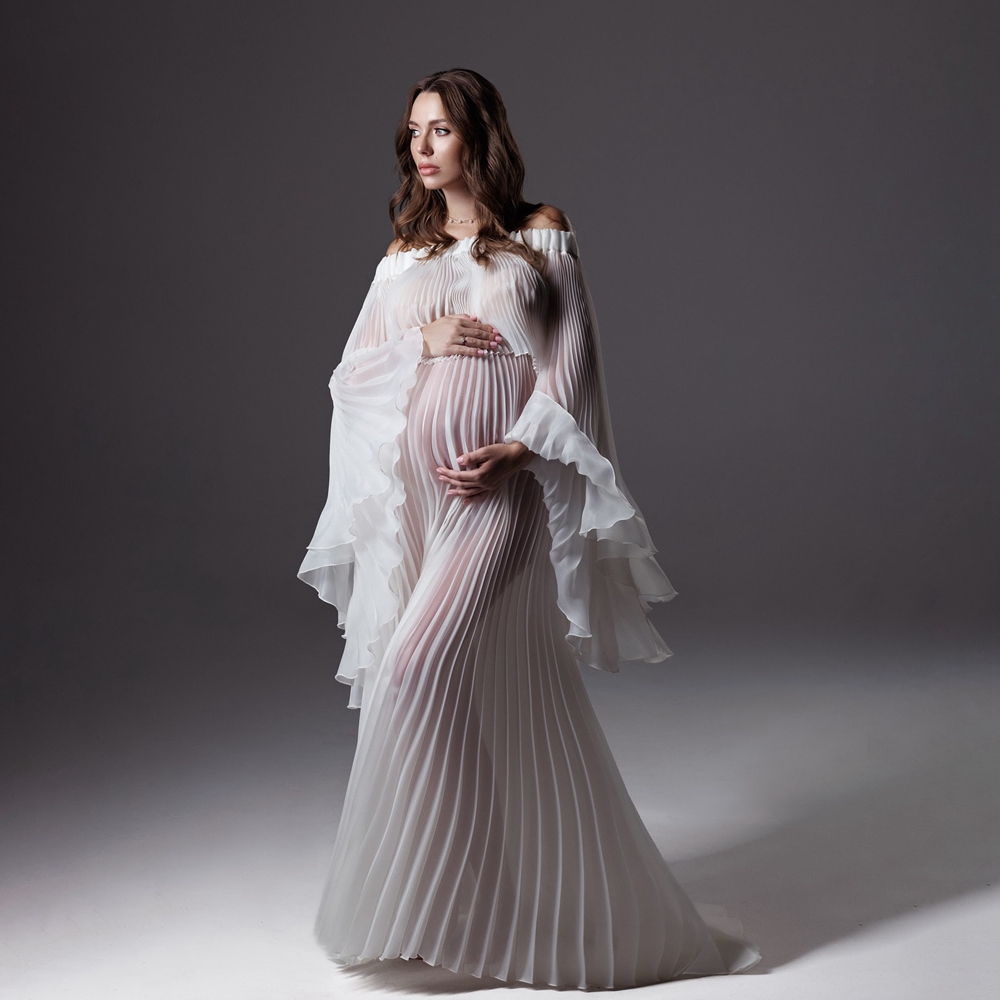 Pleated Maternity Photography  - đánh giá và giá Maternity Wear