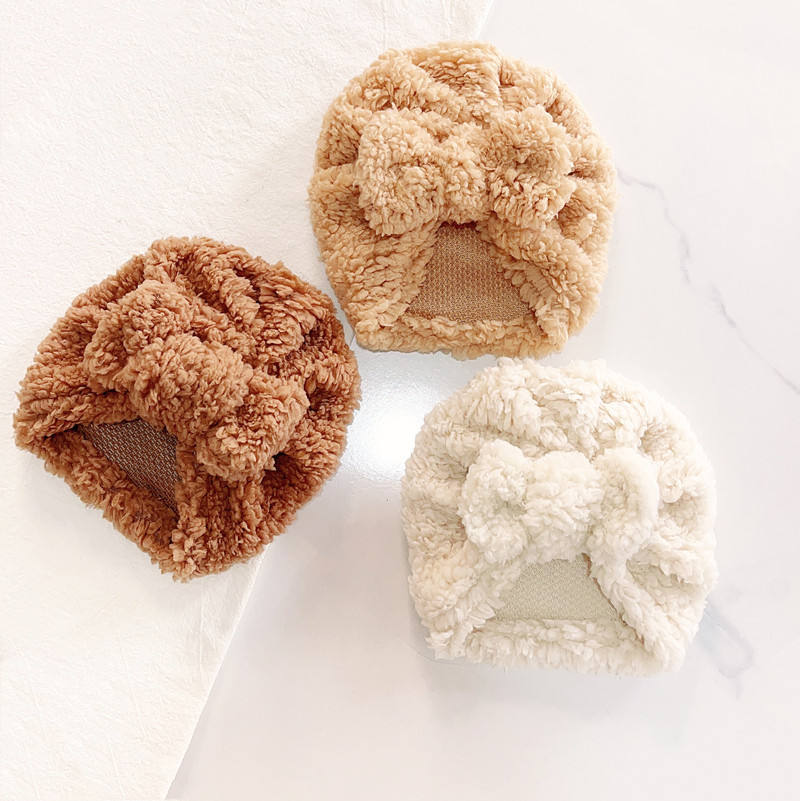 Cute Newborn Baby Knot Turban  - đánh giá và giá Infant Beanie Hat With Ears