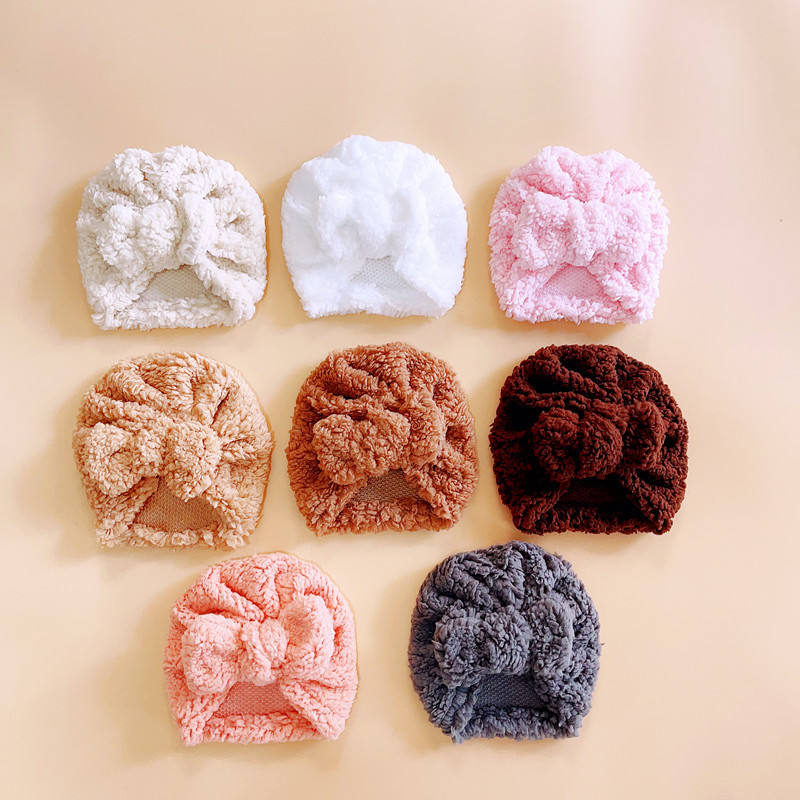 Cute Newborn Baby Knot Turban  - đánh giá và giá Infant Beanie Hat With Ears
