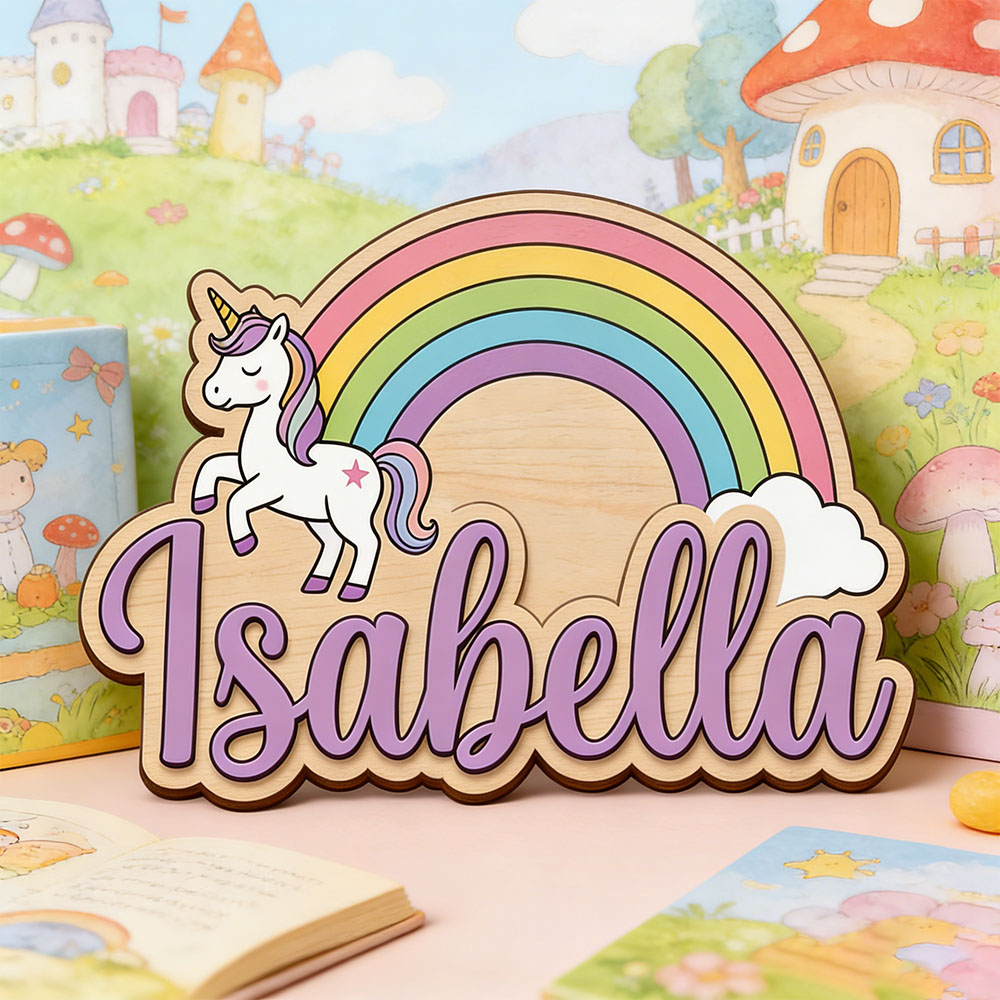 Unicorn & Pastel Rainbow Custo - đánh giá và giá Nursery