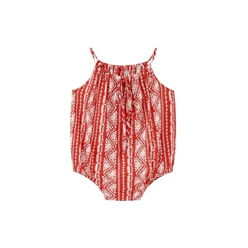 Summer Baby Girl Rompers Loose - đánh giá và giá Newborn Baby Girl Romper Floral