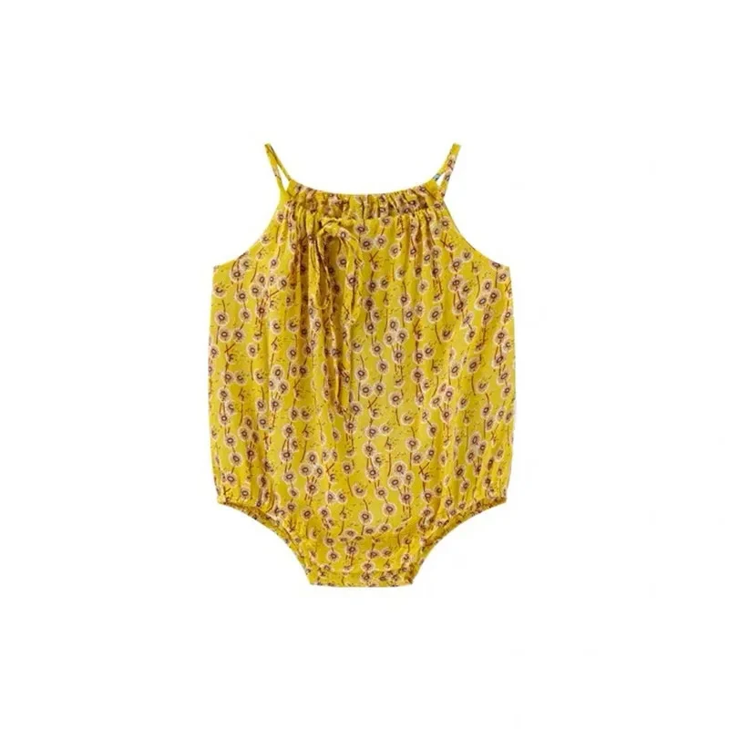 Summer Baby Girl Rompers Loose - đánh giá và giá Newborn Baby Girl Romper Floral