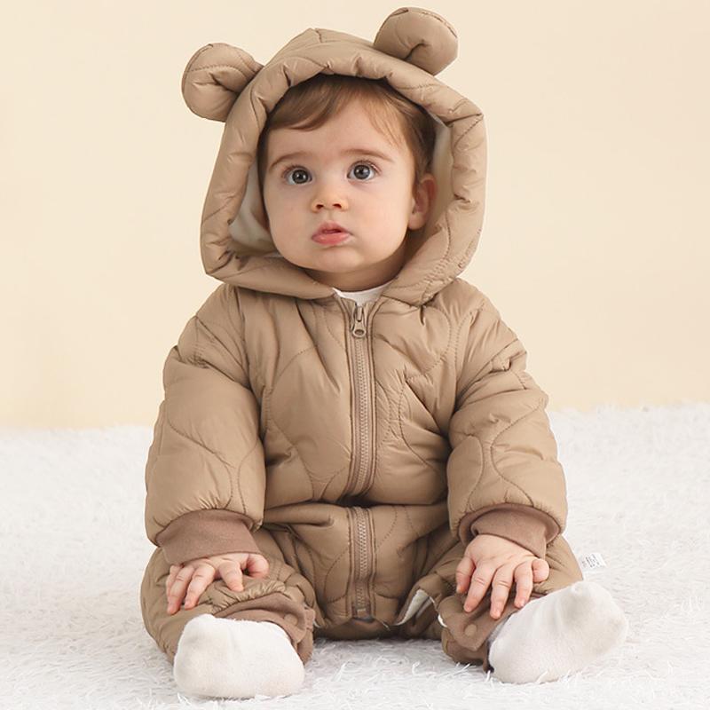 Newborn Baby Romper Winter Thi - đánh giá và giá Cotton Baby Onesies Zipper