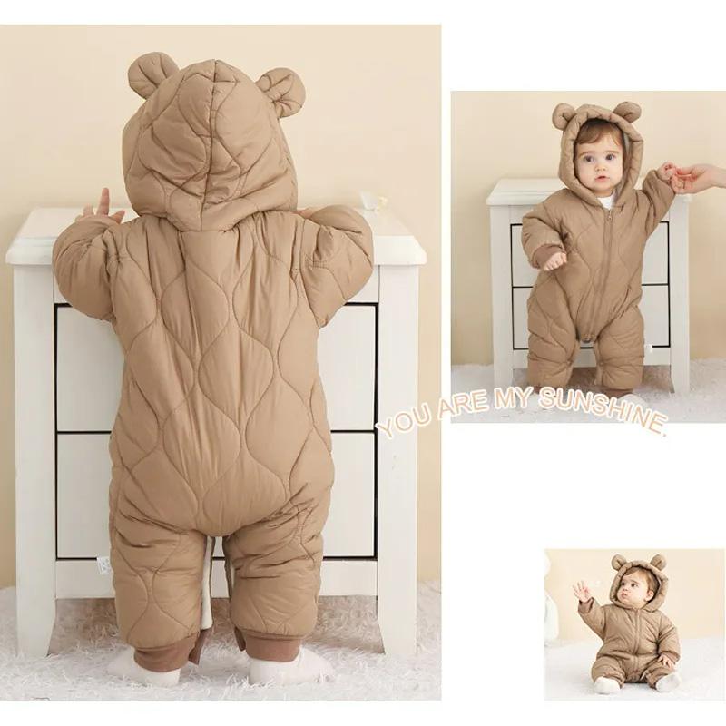 Newborn Baby Romper Winter Thi - đánh giá và giá Cotton Baby Onesies Zipper