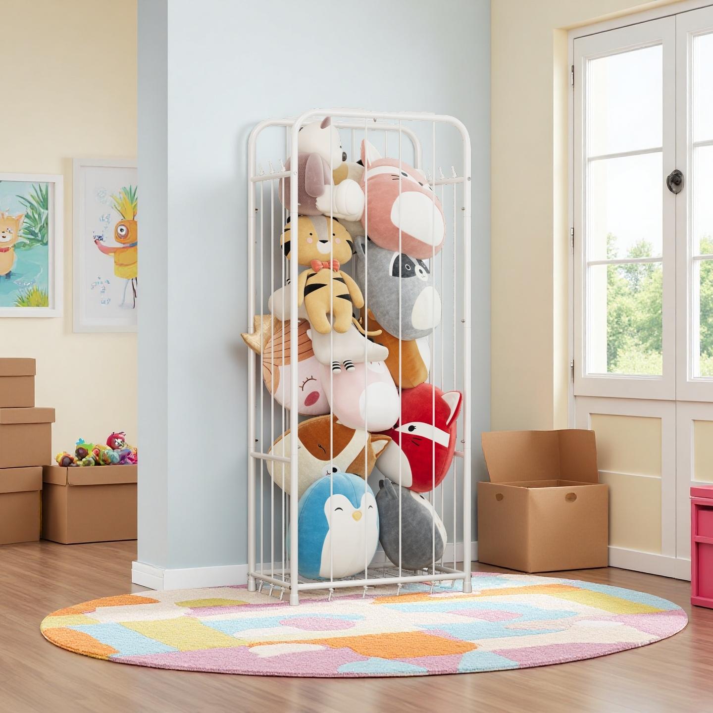 Vertical Stuffed Animal Storag - đánh giá và giá Nursery