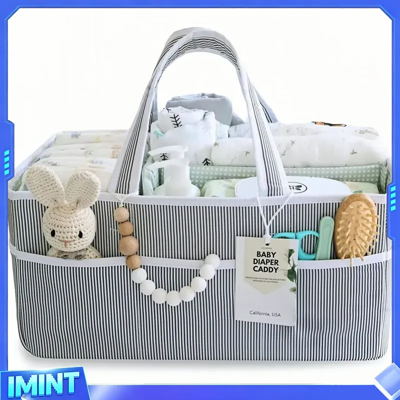 Fabric Diaper Caddy Organizer, - đánh giá và giá Diapering