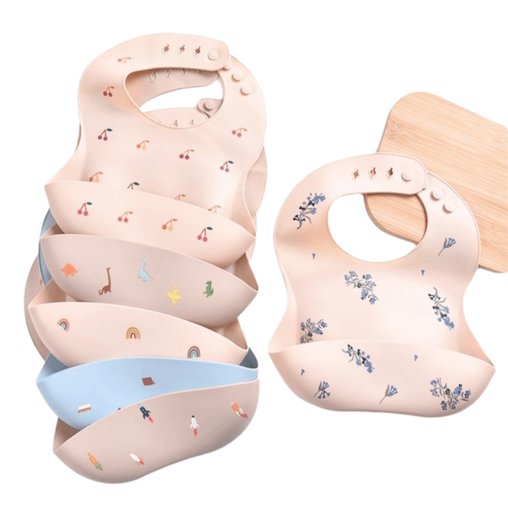 New Silicone Baby Eating Bib A - đánh giá và giá Waterproof Baby Bibs Silicone