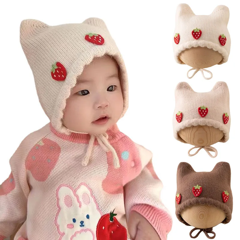 New Autumn Winter Baby Girl Ha - đánh giá và giá Infant Beanie Hat With Ears