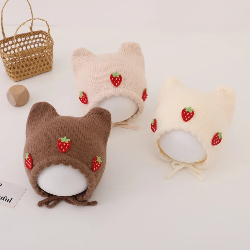 New Autumn Winter Baby Girl Ha - đánh giá và giá Infant Beanie Hat With Ears