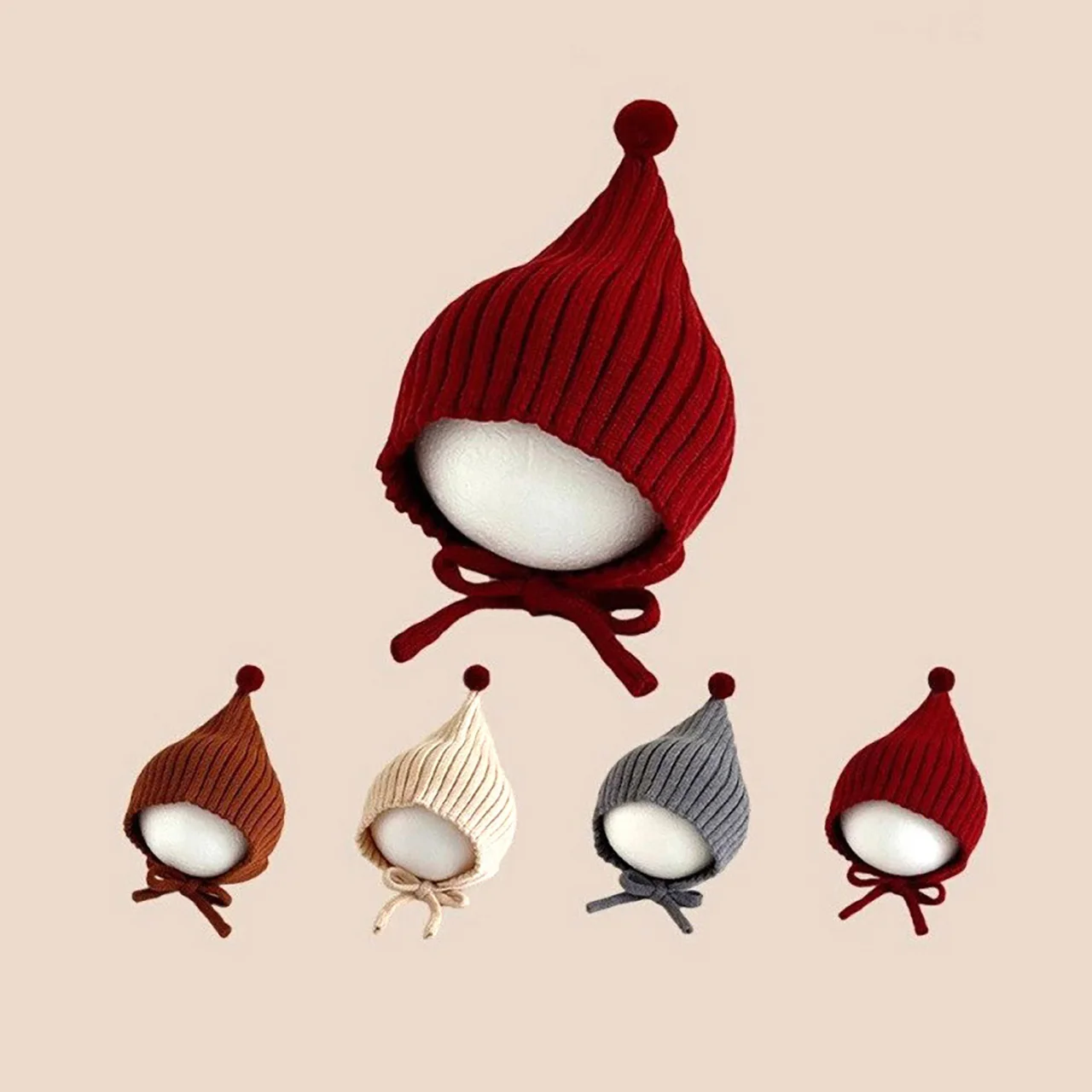 Winter Baby Knit Hat Cute Soli - đánh giá và giá Infant Beanie Hat With Ears