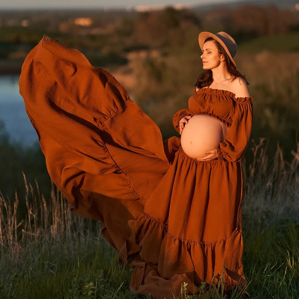 Sexy Off Shoulder Retro Matern - đánh giá và giá Maternity Wear