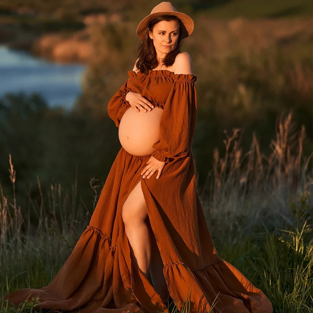 Sexy Off Shoulder Retro Matern - đánh giá và giá Maternity Wear
