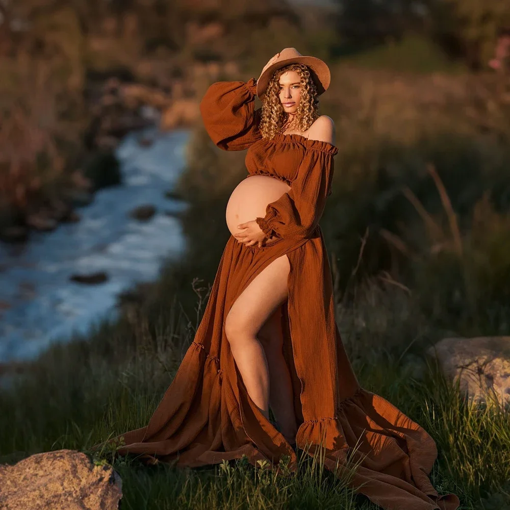 Sexy Off Shoulder Retro Matern - đánh giá và giá Maternity Wear